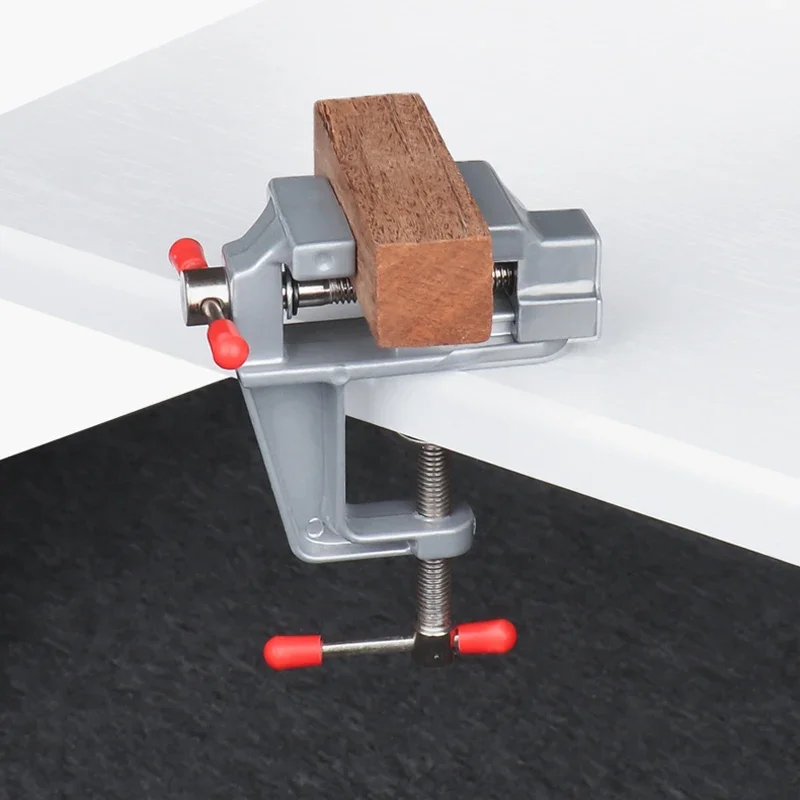 Woodworking Bench Vise - Mini-mors de table multifonctionnel en aluminium