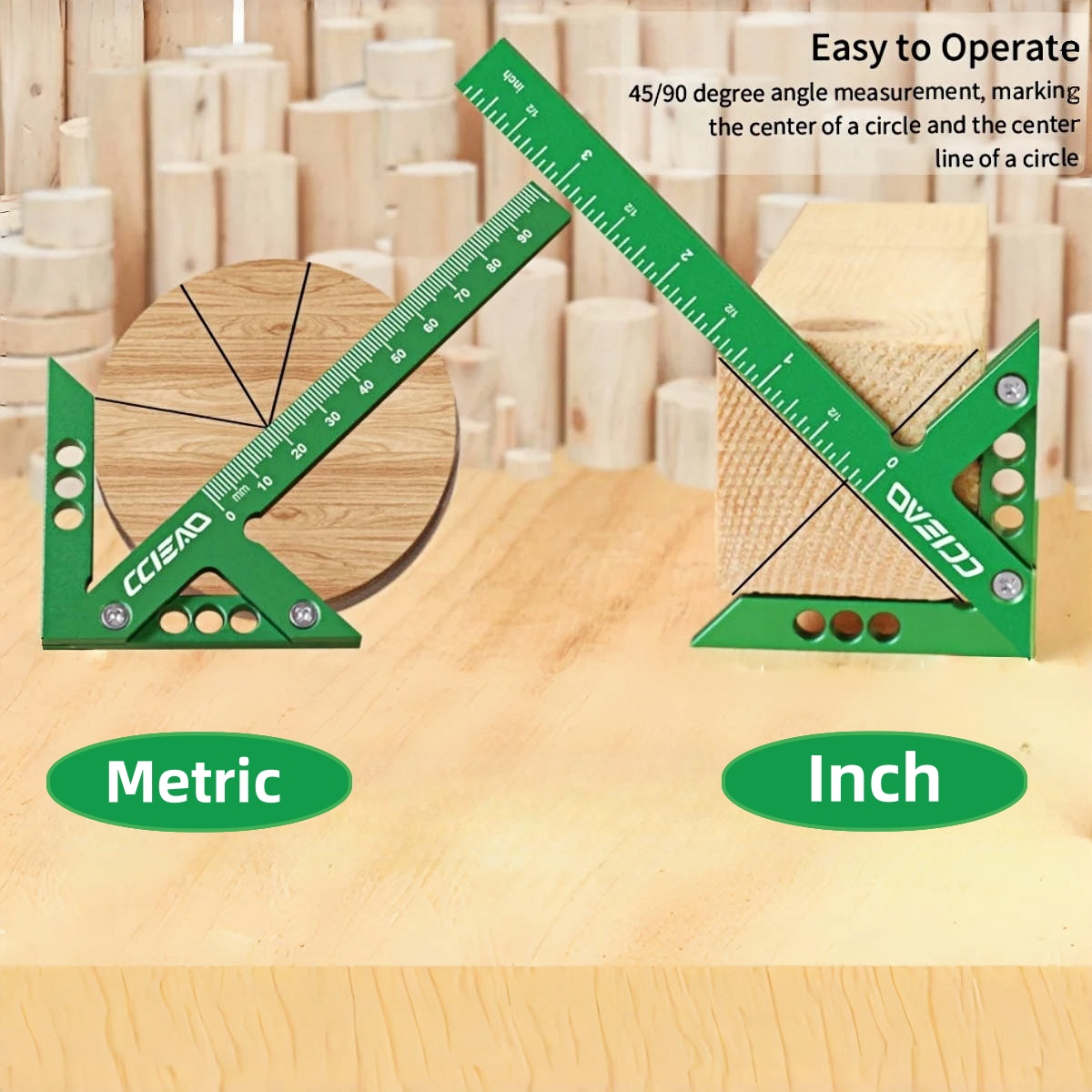 Woodworking Gauge - Jauge de ligne de recherche centrale
