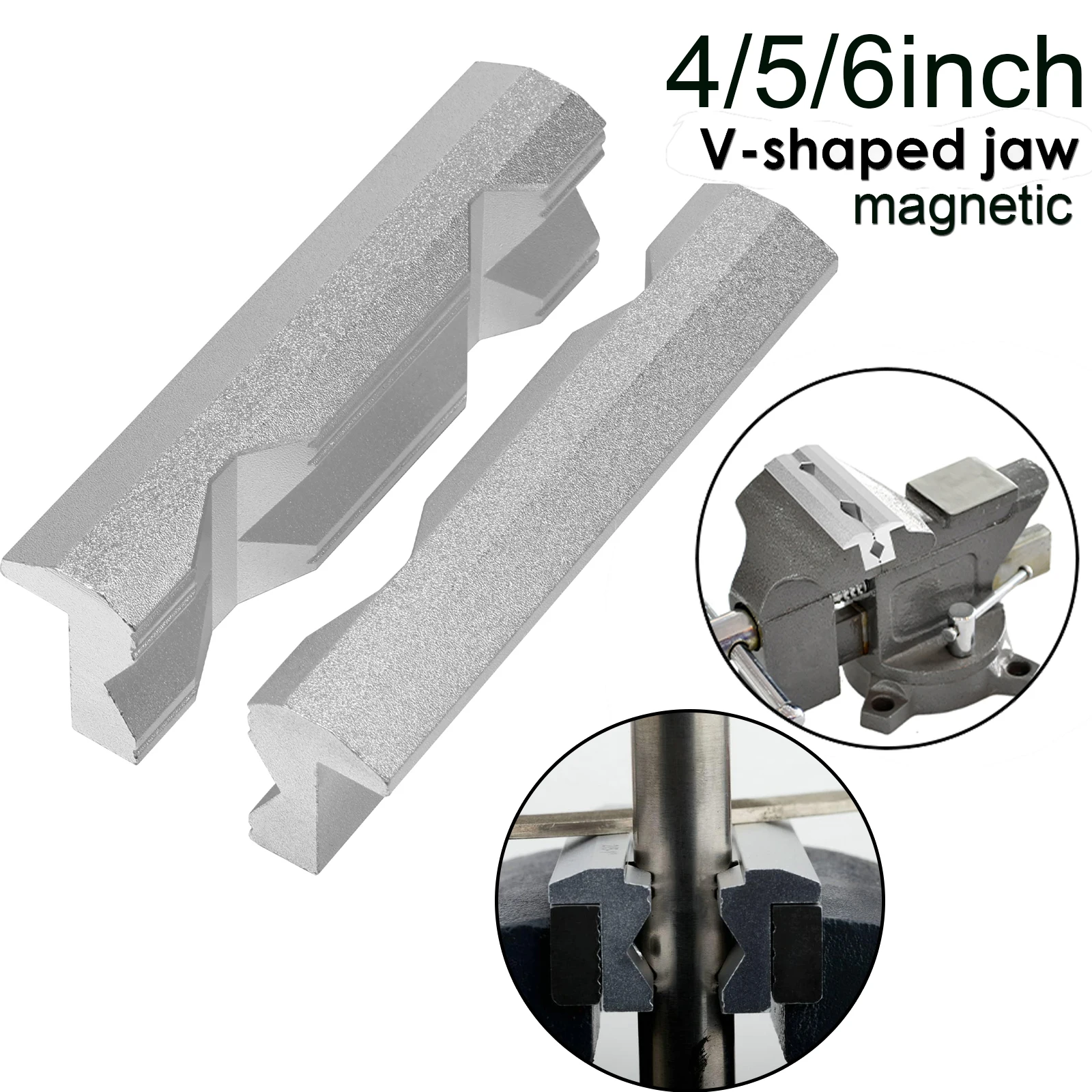 Woodworking Bench Vise - Protections de mors de visseuse magnétiques