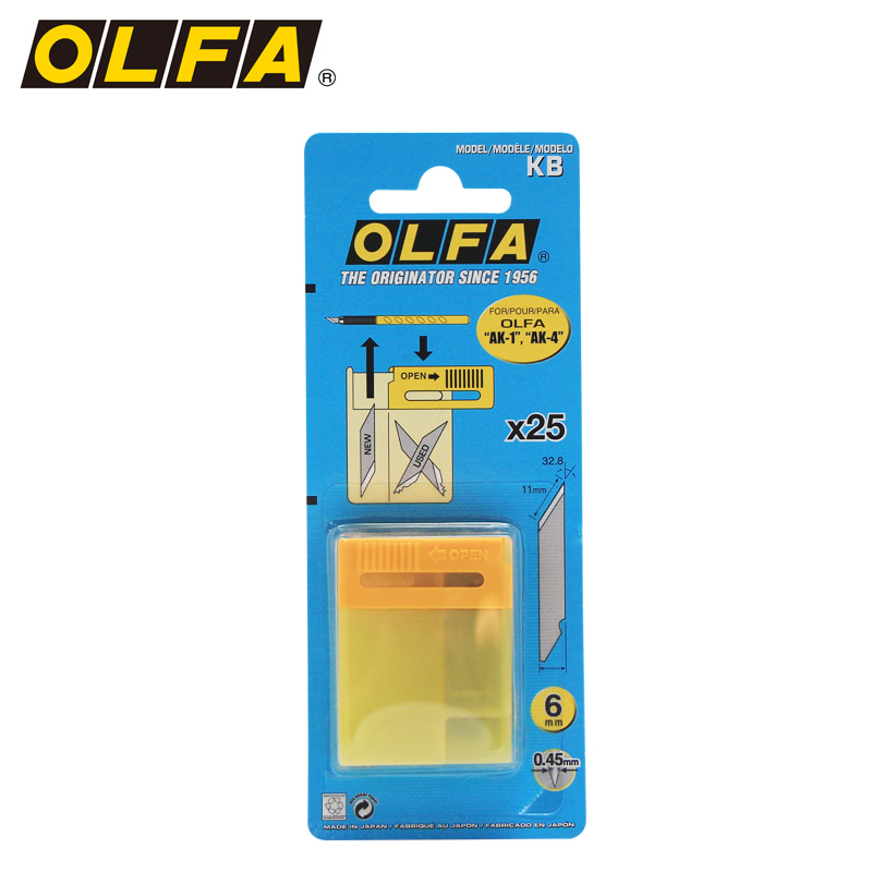 Woodworking Japan - Lames de couteau stylo Olfa Kb
