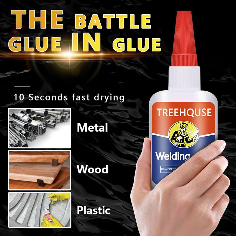 Woodworking Quick Glue - Colle métallique robuste et étanche, 50ML,