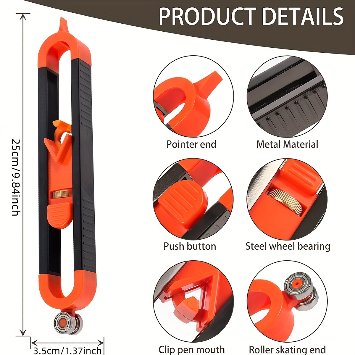 Gabarit de traçage de profils, - Woodworking Gauge avis et prix