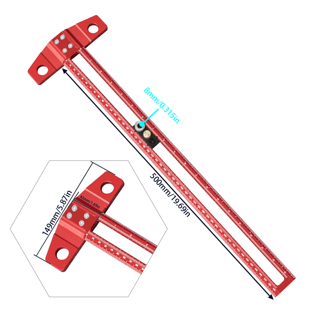 Jauge de marquage en T pour le - Woodworking Gauge avis et prix