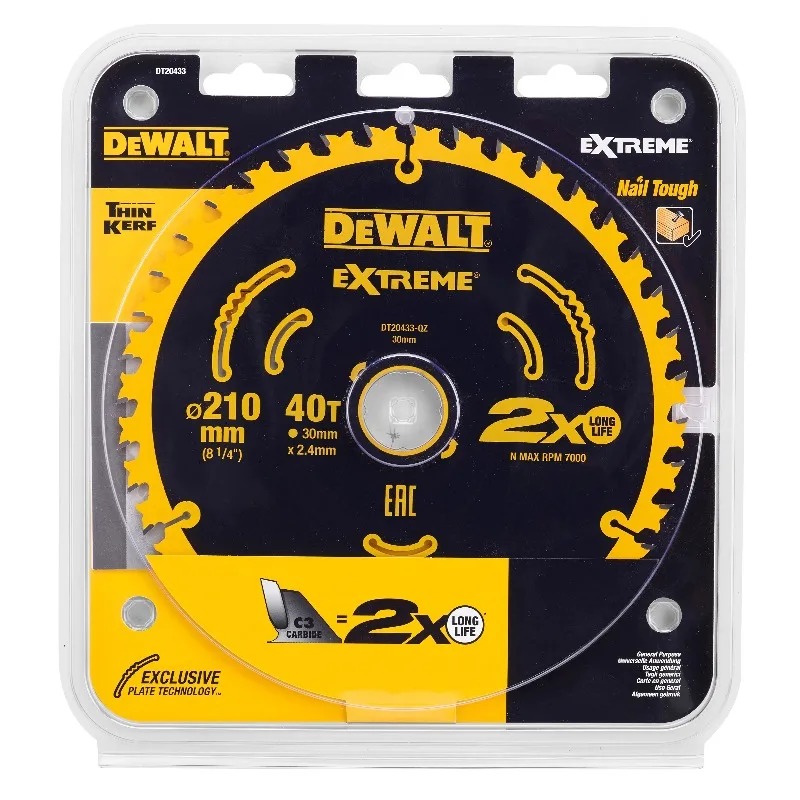 Lame de scie circulaire DEWALT - Woodworking Kerf avis et prix