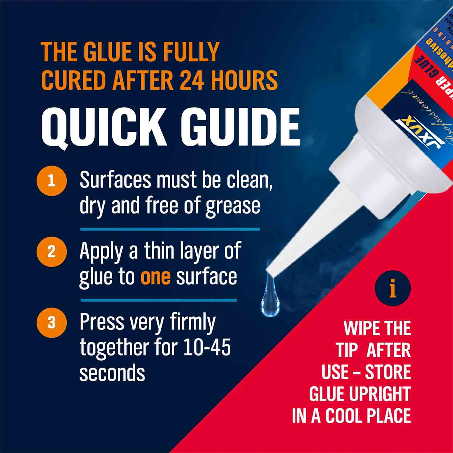 JXVX 1-5 pièces Super colle 50 - Woodworking Quick Glue avis et prix